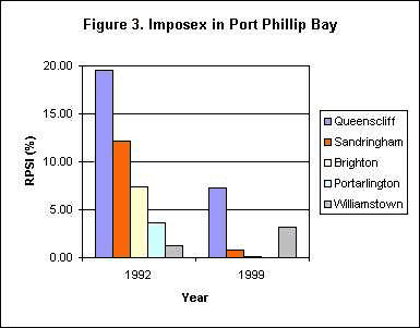 Figure of imposex in Port Phillip Bay