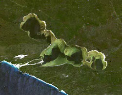 Landsat image of Broke Inlet, Western Australia