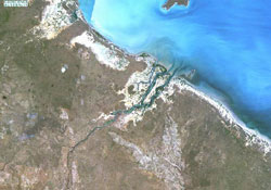 Landsat image of Limmen Bight River, western Gulf of Carpentaria, Northern Territory